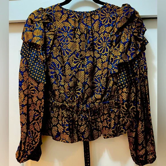 Ulla Johnson Hemlock Indra Blouse Size 8 BNWT - Picture 3 of 5